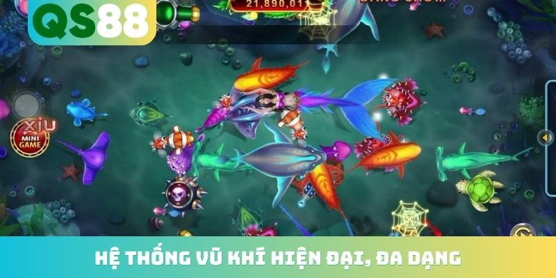 Hệ thống vũ khí hiện đại, đa dạng