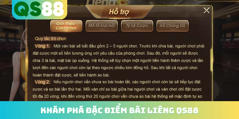 Khám phá đặc điểm bài liêng QS88